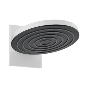 Pulsify S Overhead shower 260 2jet with wall connector  Matt White