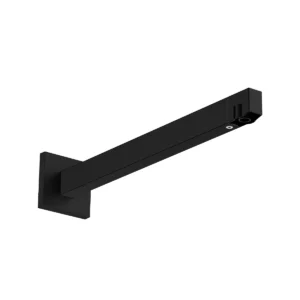 Shower arm E 39 cm  Matt Black  Wall Mounted