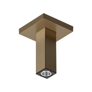 Ceiling connector E 10 cm  Brushed Bronze