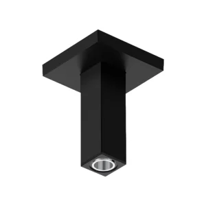 Ceiling connector E 10 cm  Matt Black