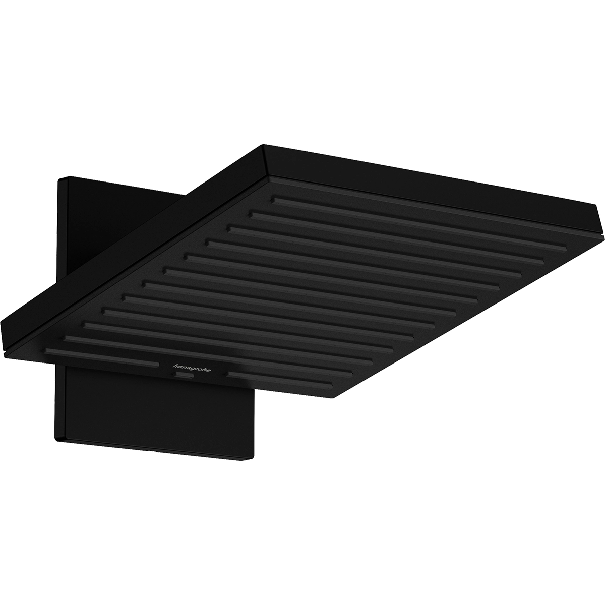 Pulsify E Overhead shower 260 2jet with wall connector Matt Black