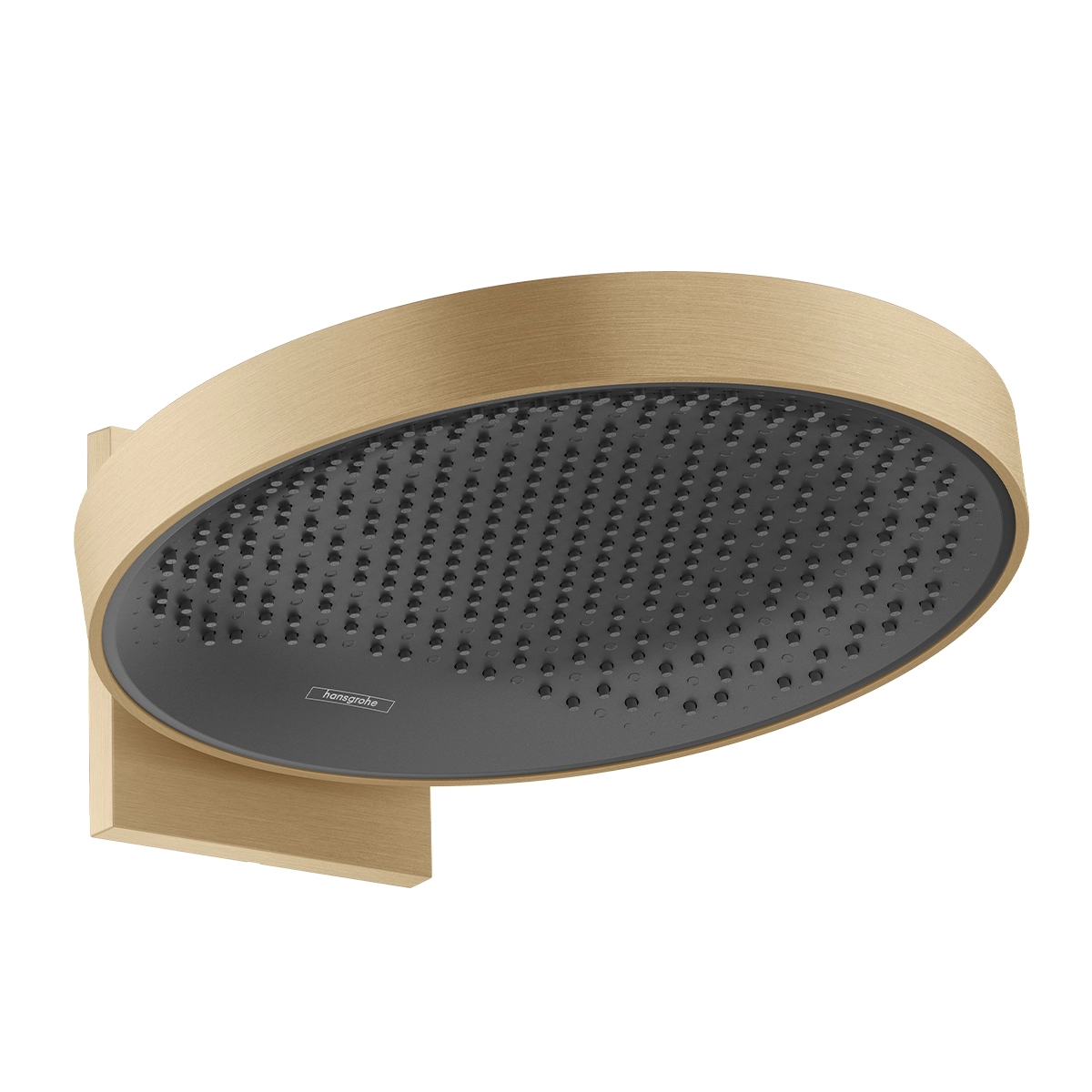 Rainfinity Overhead shower 360 1jet with wall connector Brushed Bronze