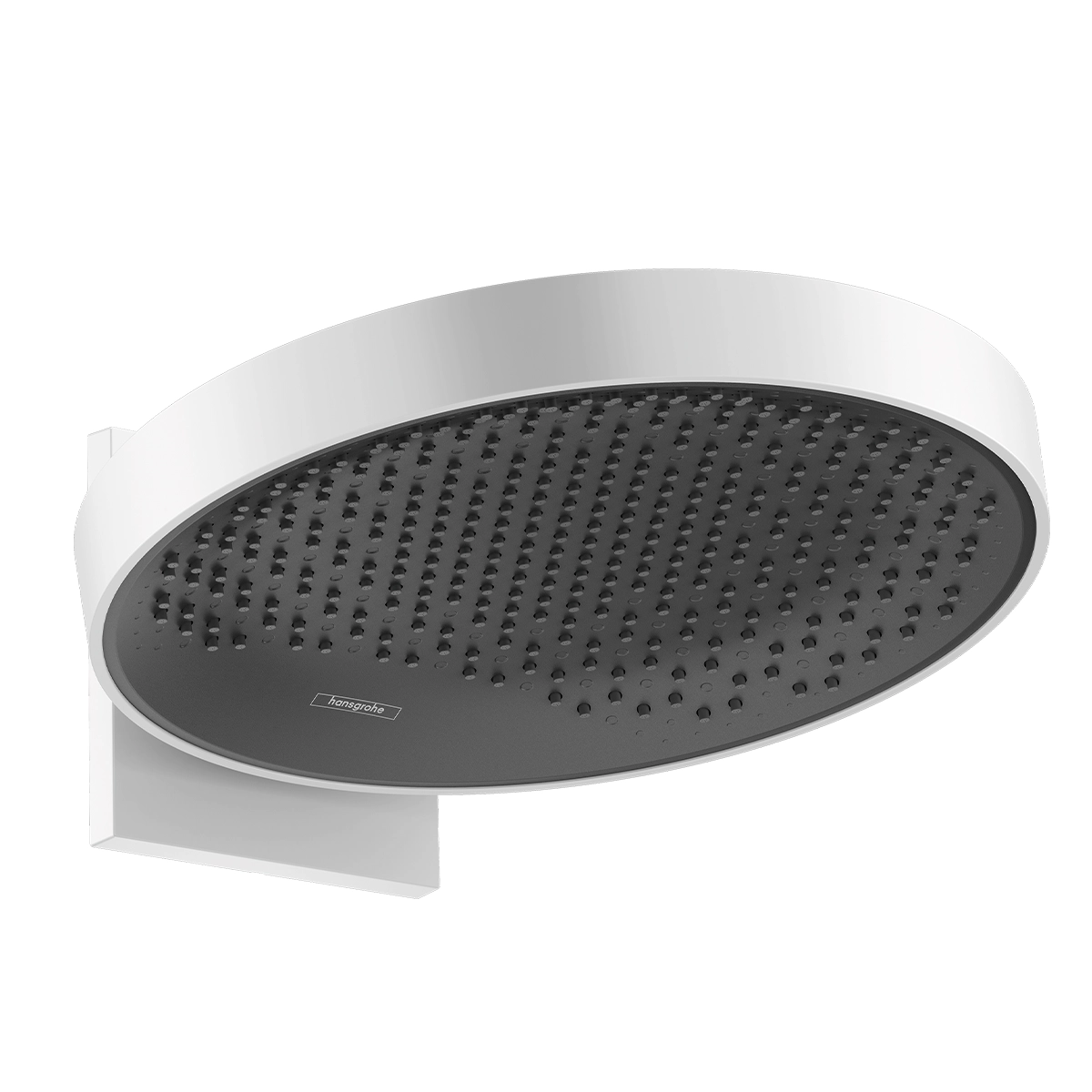 Rainfinity Overhead shower 360 1jet with wall connector Matt White
