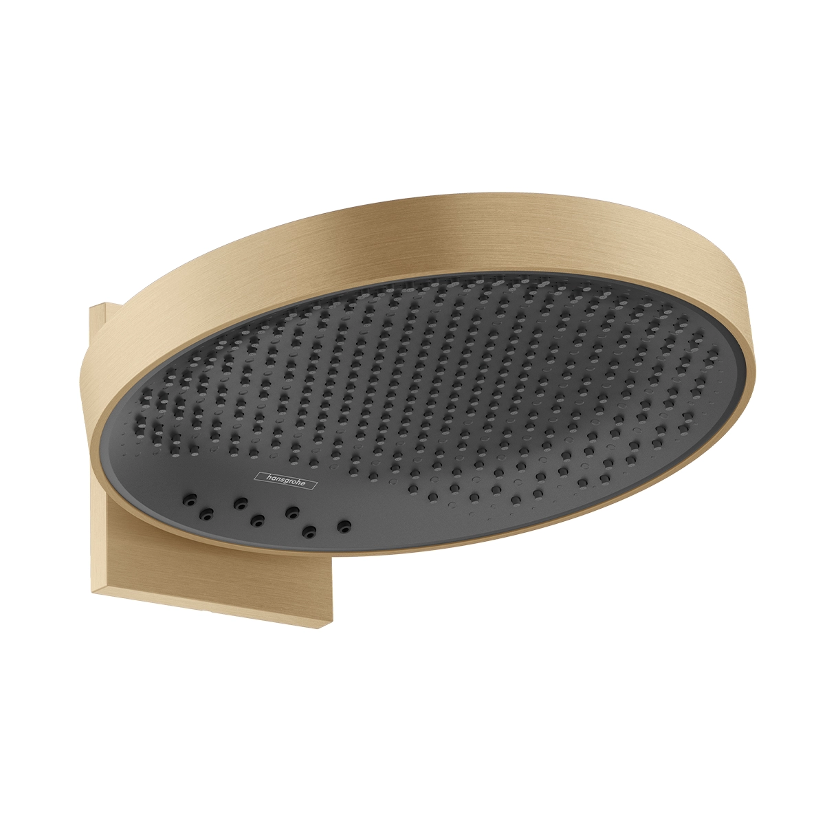 Rainfinity Overhead shower 360 3jet with wall connector Brushed Bronze