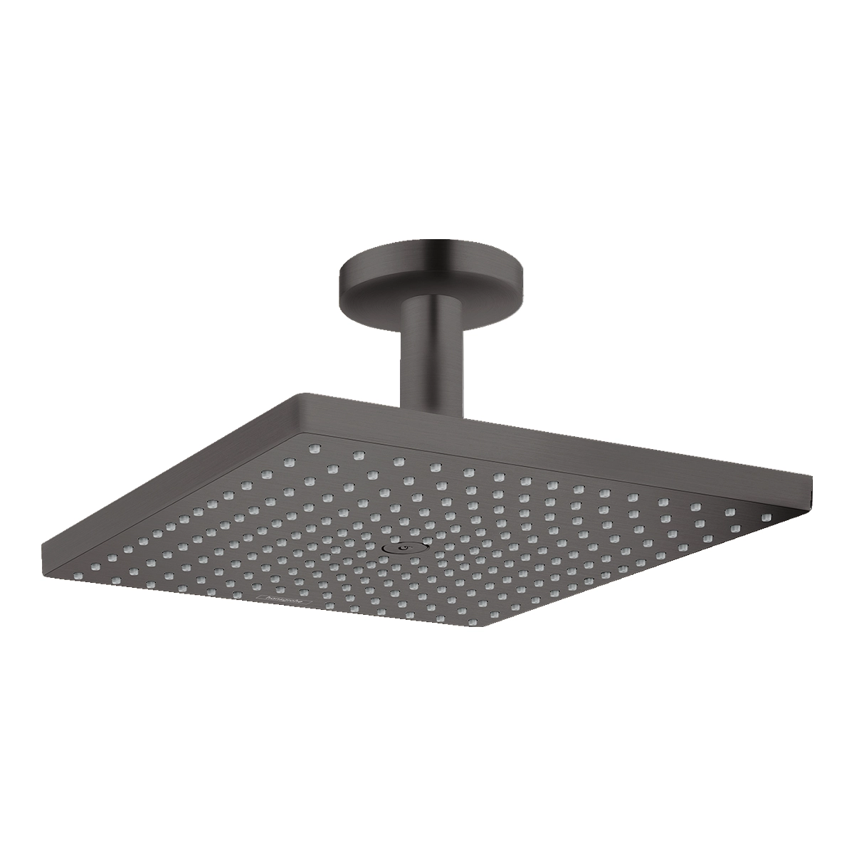 Raindance E Overhead shower 300 1jet with ceiling connector Brushed Black Chrome