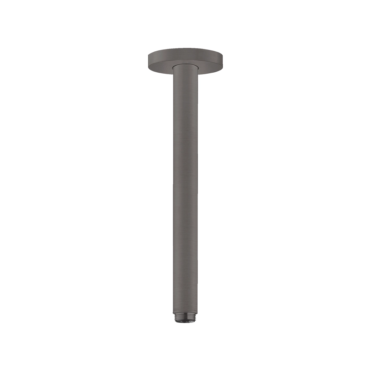 Ceiling connector S 300 mm Brushed Black Chrome