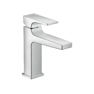 Metropol Single lever basin mixer 110 CoolStart with lever handle and push open waste  Chrome