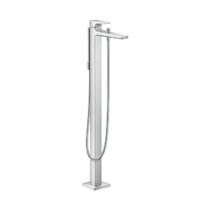 Metropol Single lever bath mixer floor standing with lever handle  Chrome