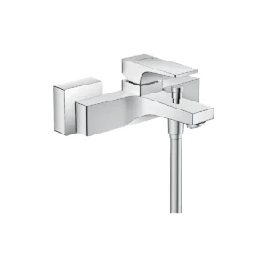 Metropol Single lever manual bath mixer for exposed installation with lever handle  Chrome