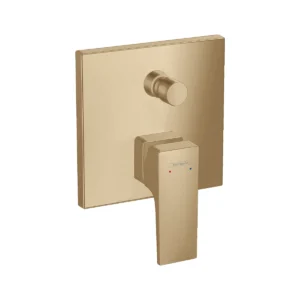 Metropol Single lever manual bath mixer for concealed installation with lever handle  Brushed Bronze