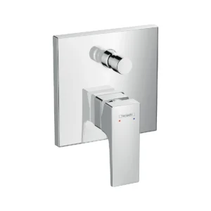 Metropol Single lever manual bath mixer for concealed installation with lever handle and integrated backflow prevention  Chrome