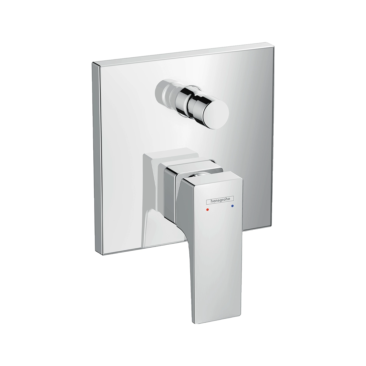 Metropol Single lever manual bath mixer for concealed installation with lever handle and integrated backflow prevention Chrome