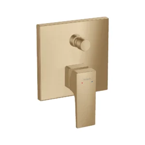 Metropol Single lever manual bath mixer for concealed installation with lever handle and integrated backflow prevention  Brushed Bronze