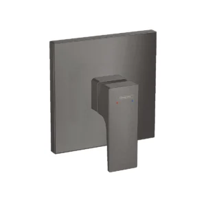 Metropol Single lever manual shower mixer for concealed installation with lever handle  Brushed Black Chrome