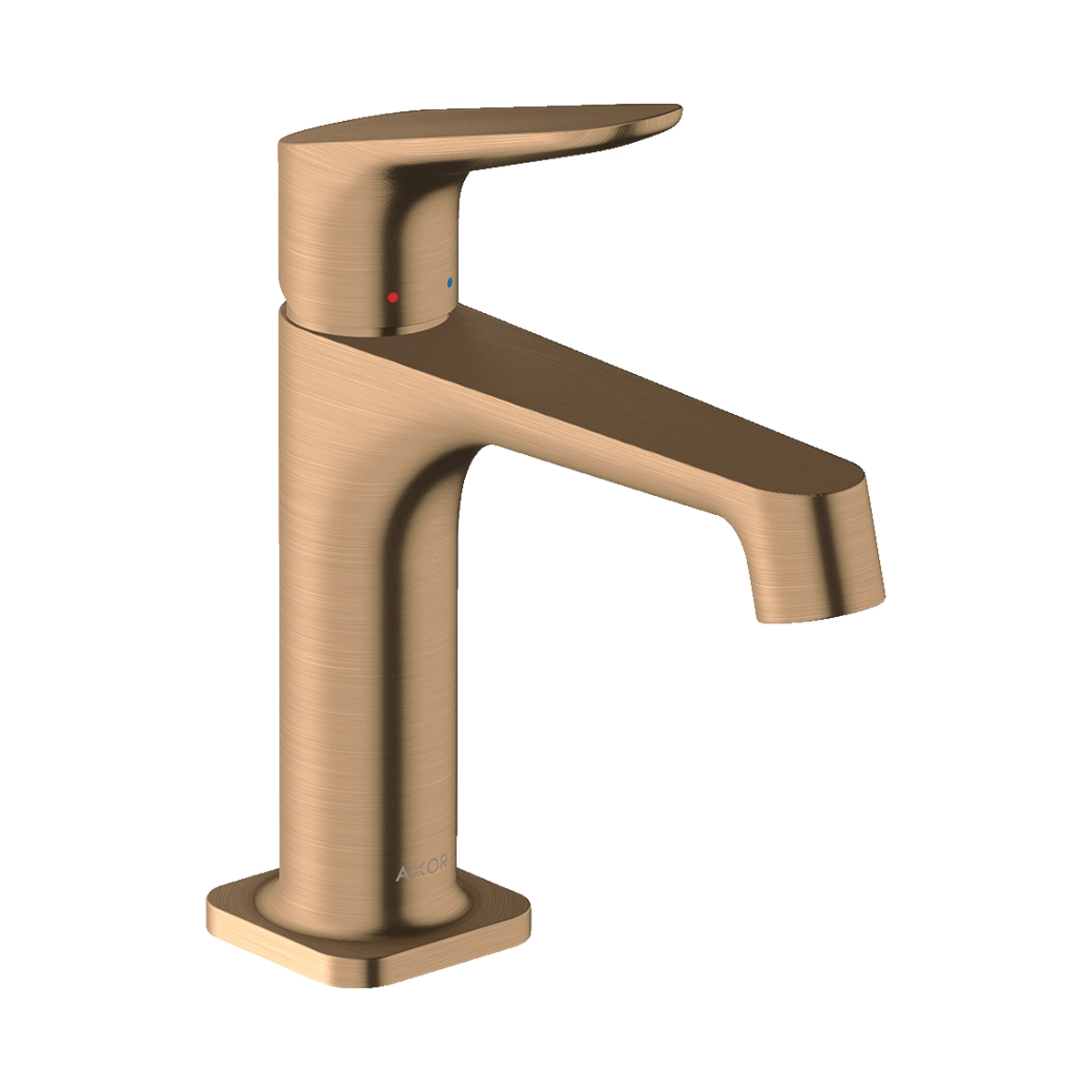 AXOR Citterio M Single lever basin mixer 100 with pop-up waste - Brushed Bronze