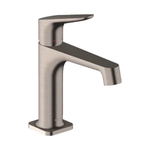 AXOR Citterio M Single lever basin mixer 100 with pop-up waste - Stainless Steel Optic