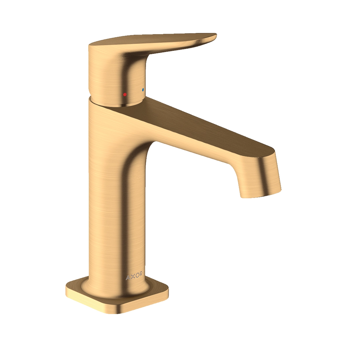 AXOR Citterio M Single lever basin mixer 100 with pop-up waste - Brushed Brass