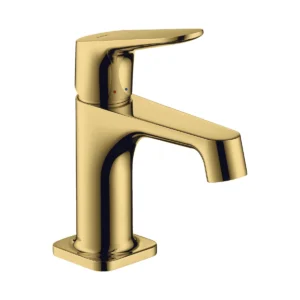 AXOR Citterio M Single lever basin mixer 70 for cloakroom basins with pop-up waste - Polished Gold-Optic