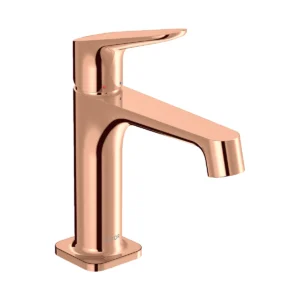 AXOR Citterio M Single lever basin mixer 100 with waste - Polished Redgold