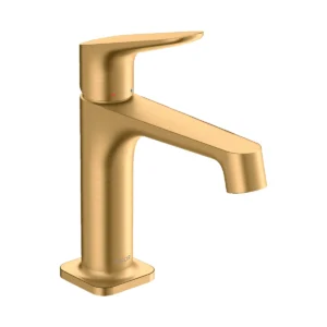 AXOR Citterio M Single lever basin mixer 100 with waste - Brushed Brass