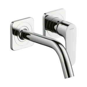 AXOR Citterio M Single lever basin mixer for concealed installation wall-mounted with spout 167 mm and escutcheons - Chrome