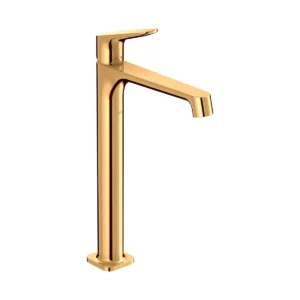 AXOR Citterio M Single lever basin mixer 250 for wash bowls without waste - Polished Gold-Optic