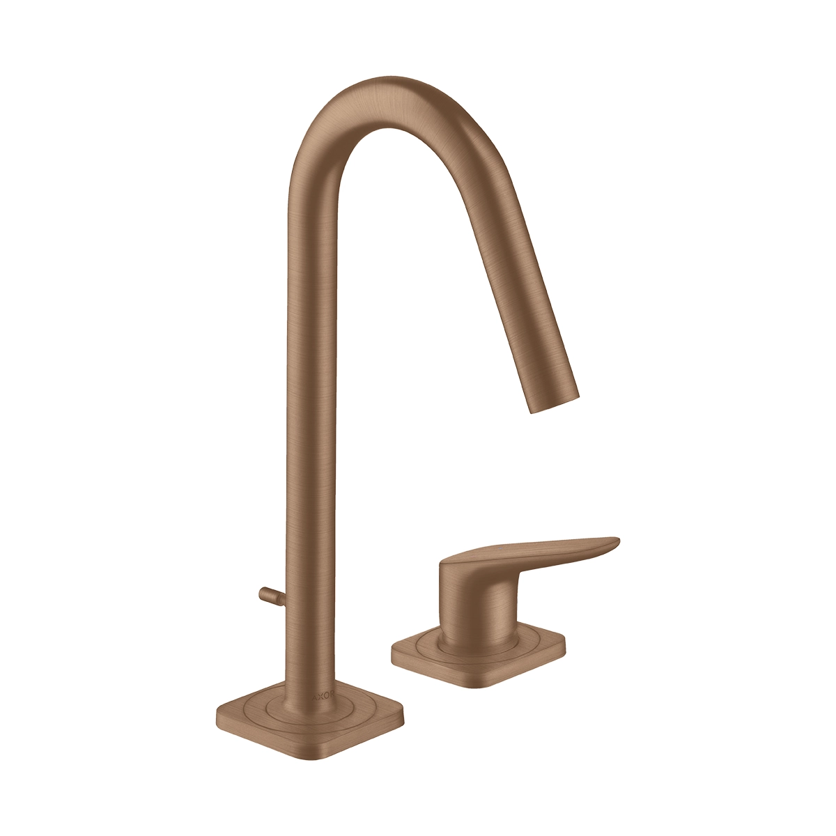 AXOR Citterio M 2-hole basin mixer 160 with pop-up waste - Brushed Redgold