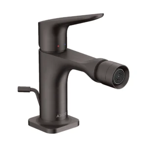 AXOR Citterio M Single lever bidet mixer with pop-up waste - Brushed Black Chrome