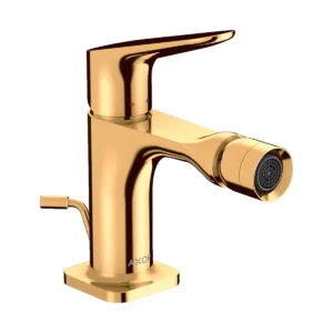 AXOR Citterio M Single lever bidet mixer with pop-up waste - Polished Gold-Optic