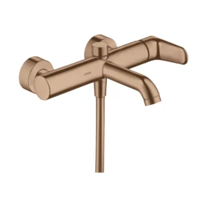 AXOR Citterio M Single lever manual bath mixer for exposed installation - Brushed Redgold