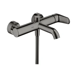 AXOR Citterio M Single lever manual bath mixer for exposed installation - Polished Black Chrome