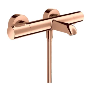 AXOR Citterio M Thermostatic bath mixer for exposed installation - Polished Redgold