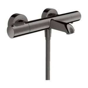 AXOR Citterio M Thermostatic bath mixer for exposed installation - Polished Black Chrome