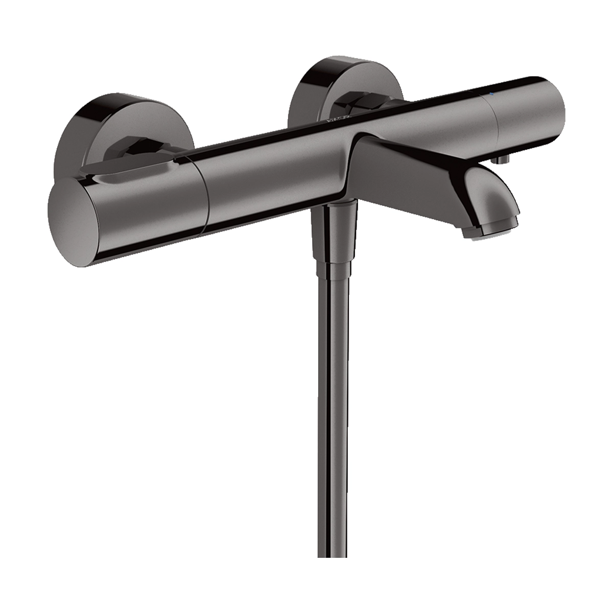 AXOR Citterio M Thermostatic bath mixer for exposed installation - Polished Black Chrome