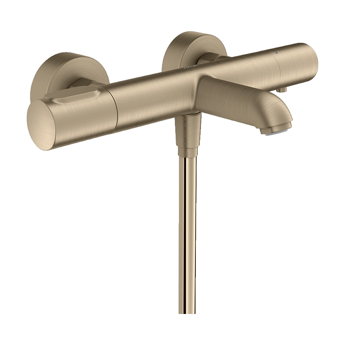 AXOR Citterio M Thermostatic bath mixer for exposed installation - Brushed Nickel