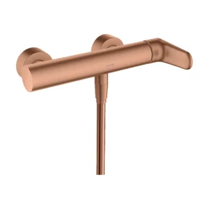 AXOR Citterio M Single lever manual shower mixer for exposed installation - Brushed Redgold