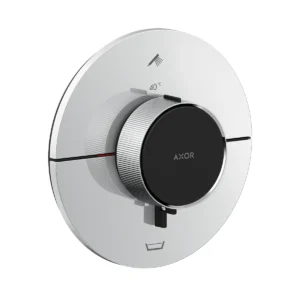 AXOR ShowerSelect ID Thermostat for concealed installation for 2 function round, Chrome
