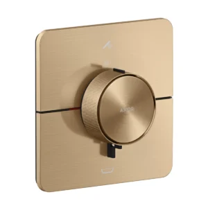 AXOR ShowerSelect ID Thermostat for concealed installation for 2 function soft cube, Brushed Bronze