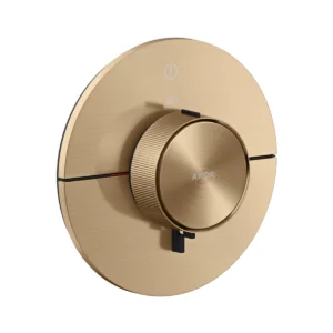 AXOR ShowerSelect ID Thermostat for concealed installation for 1 function round, Brushed Bronze