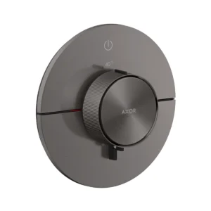 AXOR ShowerSelect ID Thermostat for concealed installation for 1 function round, Brushed Black Chrome