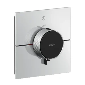 AXOR ShowerSelect ID Thermostat for concealed installation for 1 function square, Chrome