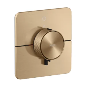 AXOR ShowerSelect ID Thermostat for concealed installation for 1 function soft cube, Brushed Bronze