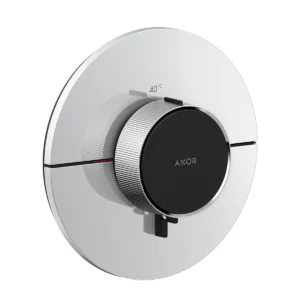 AXOR ShowerSelect ID Thermostat Highflow for concealed installation round, Chrome