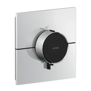 AXOR ShowerSelect ID Thermostat Highflow for concealed installation square, Chrome