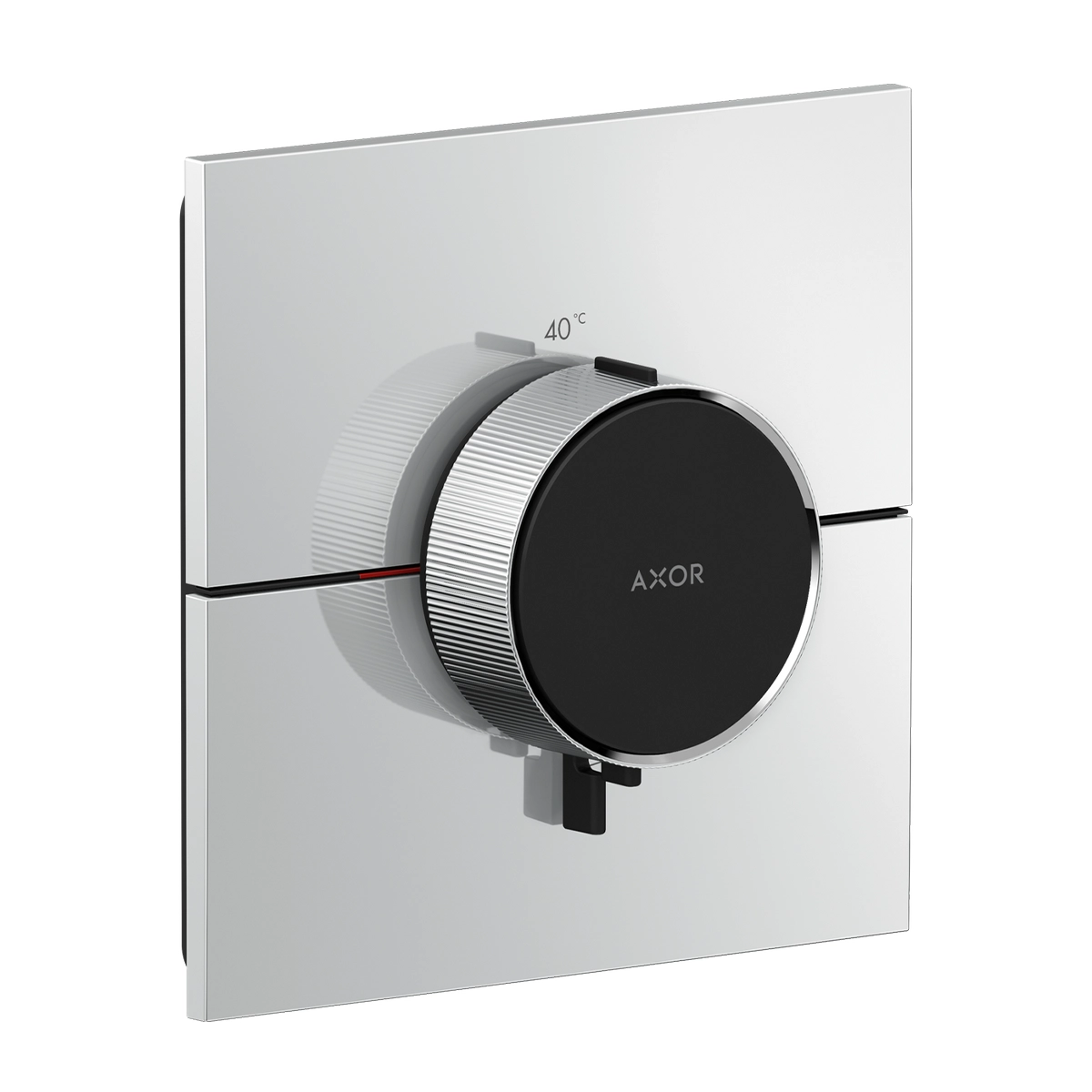 AXOR ShowerSelect ID Thermostat Highflow for concealed installation square, Chrome