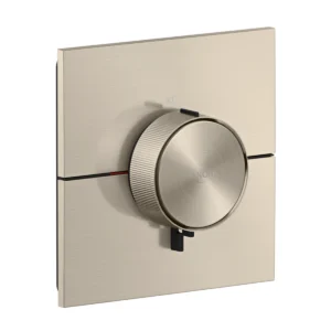 AXOR ShowerSelect ID Thermostat Highflow for concealed installation square, Brushed Nickel