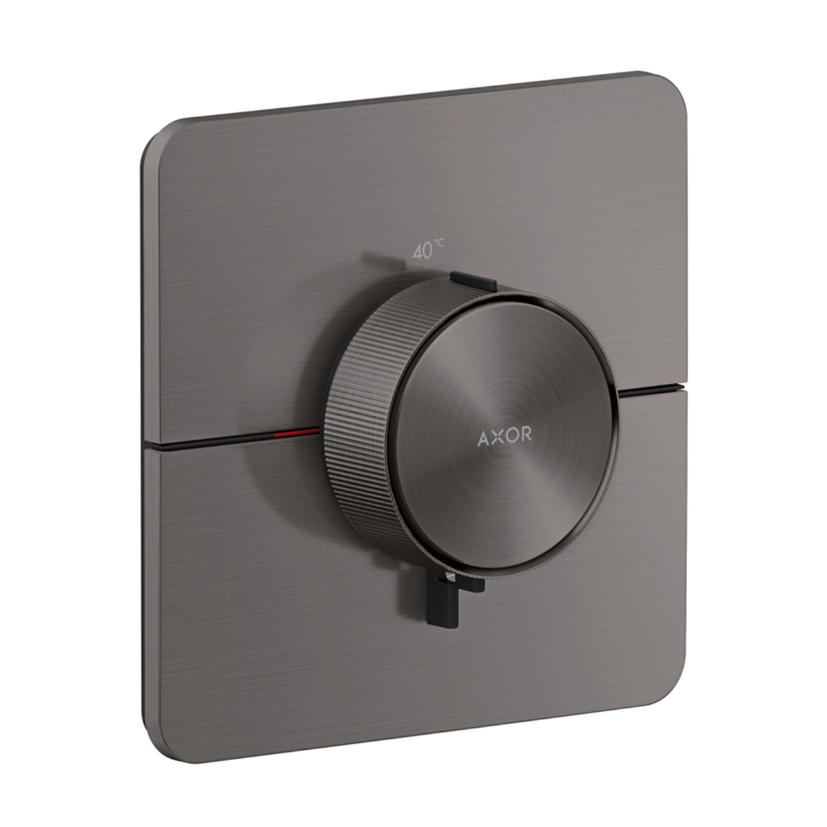 AXOR ShowerSelect ID Thermostat HighFlow for concealed installation soft cube, Brushed Black Chrome