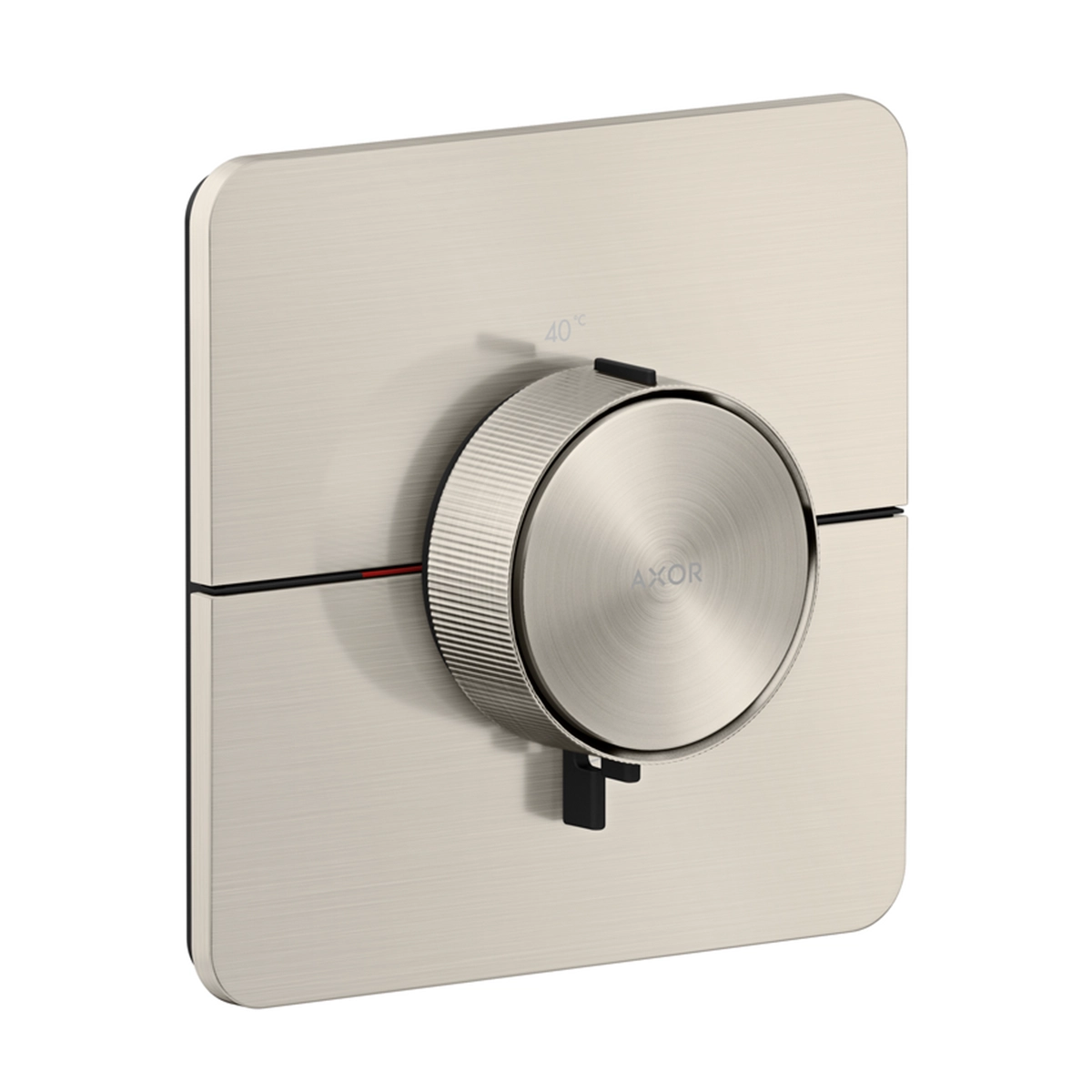 AXOR ShowerSelect ID Thermostat HighFlow for concealed installation soft cube, Stainless Steel Optic