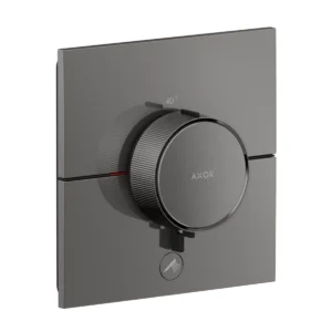 AXOR ShowerSelect ID Thermostat HighFlow for concealed installation square for 1 function, Polished Black Chrome
