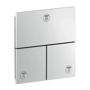 AXOR ShowerSelect ID Valve for concealed installation square for 3 functions, Chrome